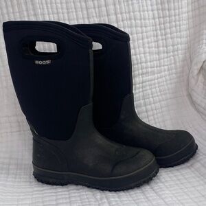 BOGS Kids Black Rain Snow Boots Sz 3